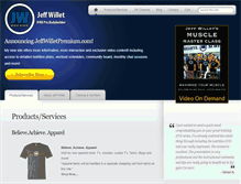 Tablet Screenshot of jeffwillet.com